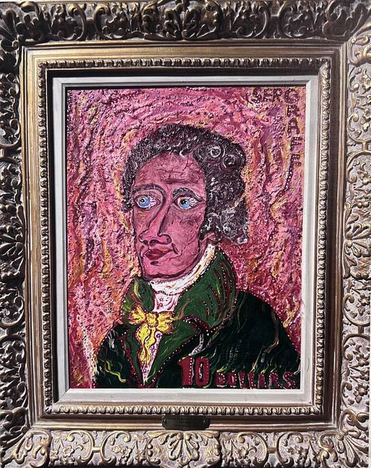 PRINT On Canvas, Portrait ALEXANDER HAMILTON By Serg Graff Limited Edition COA