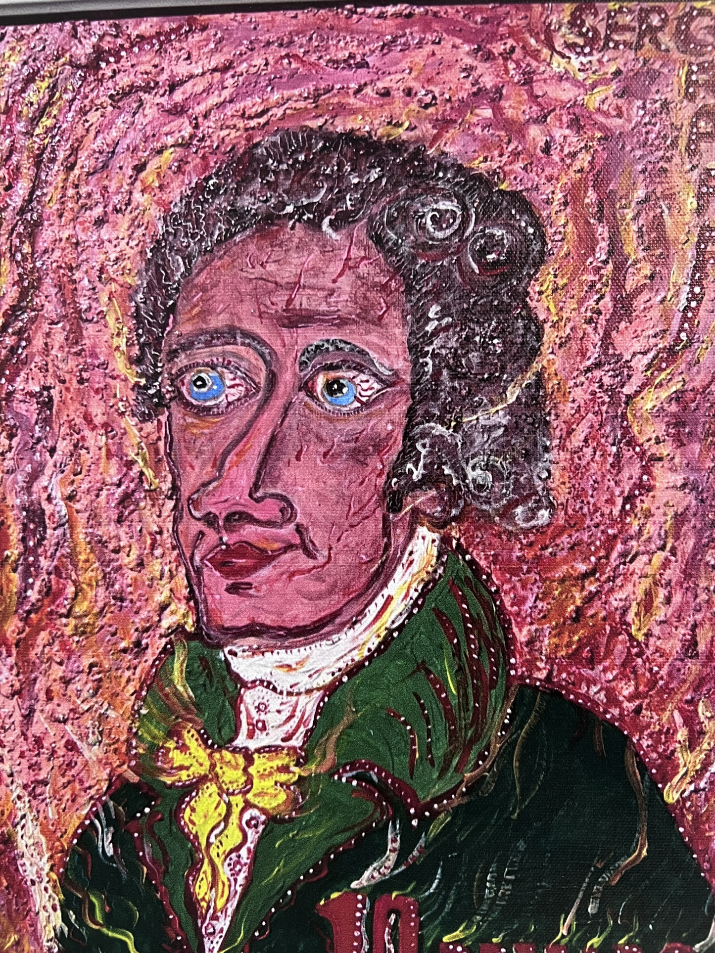 PRINT On Canvas, Portrait ALEXANDER HAMILTON By Serg Graff Limited Edition COA