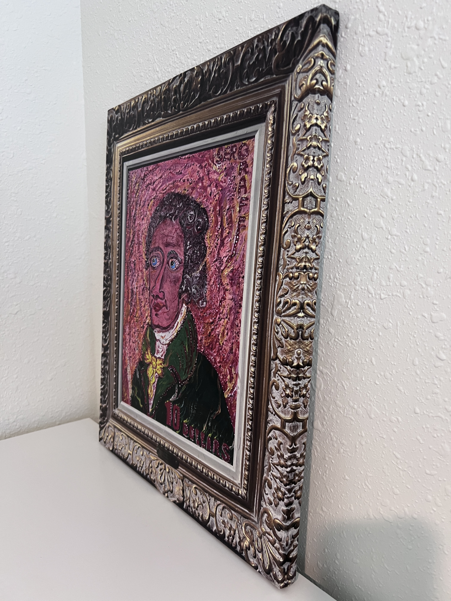 PRINT On Canvas, Portrait ALEXANDER HAMILTON By Serg Graff Limited Edition COA