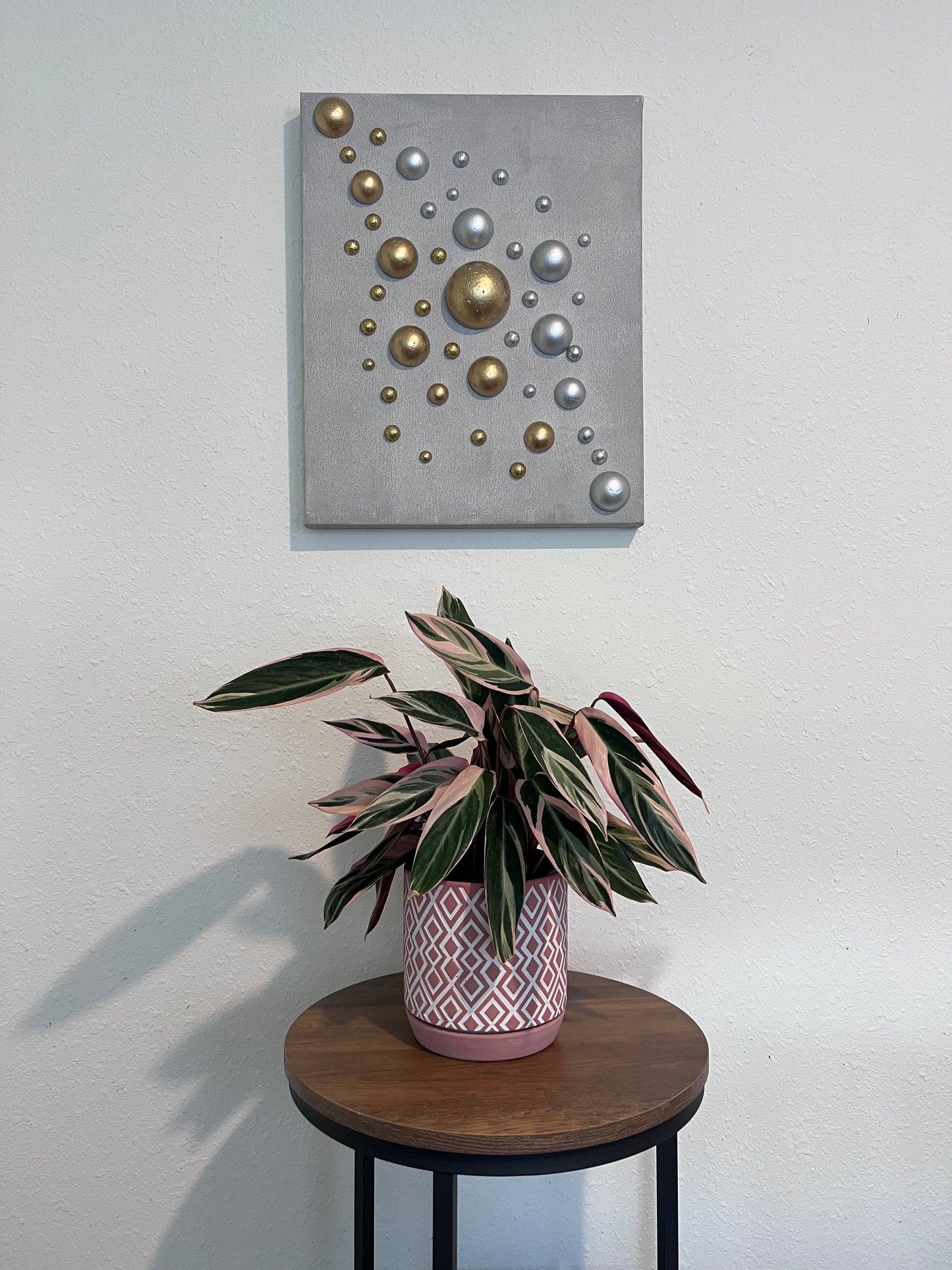 Handmade Original 3D Abstract Art by Alena Kalen "Spheres of Silence", COA