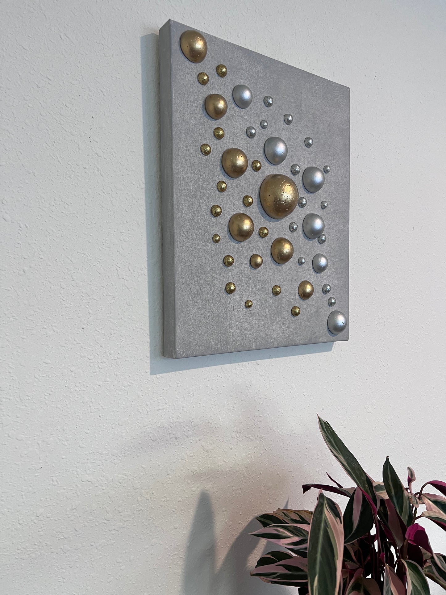 Handmade Original 3D Abstract Art by Alena Kalen "Spheres of Silence", COA
