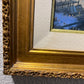 Thomas Kinkade Paris, Eiffel Tower 18" x 27" Framed S/N #98/2750 Canvas Painting