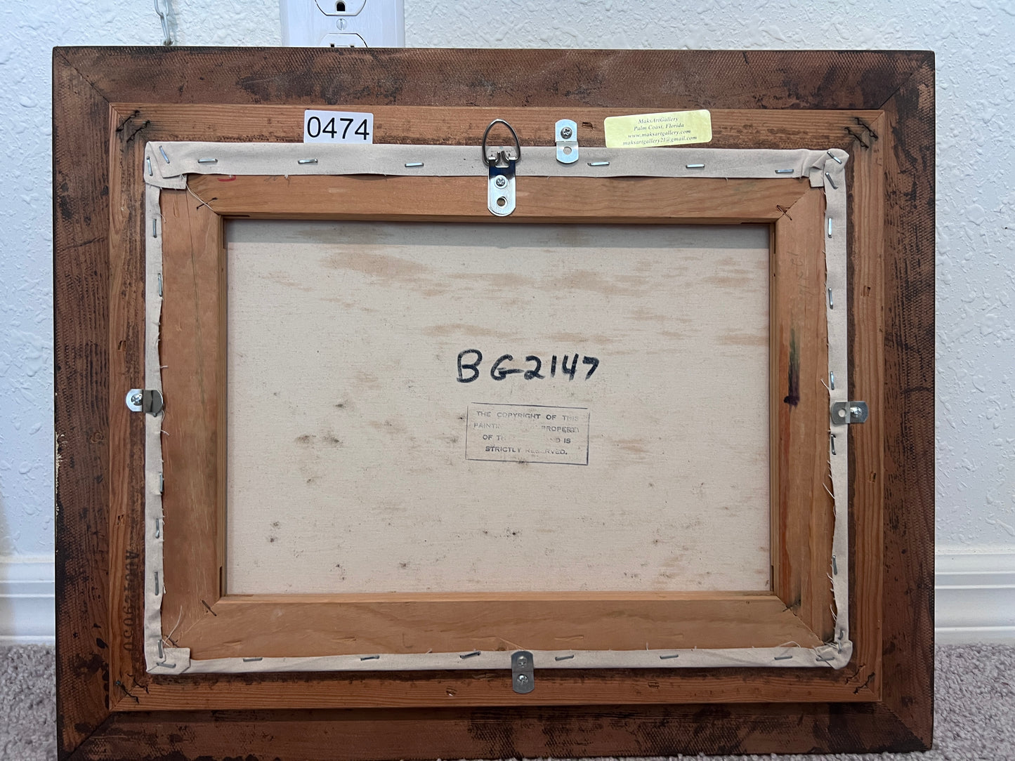 Jan Prochazka (Czech, b.1957) Vintage Original Landscape Oil Painting , Framed