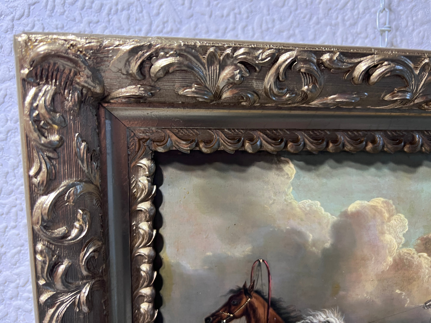 1864 ADOLF CHARLEMAGNE 1826-1901 Imperial Academy, antique original oil painting