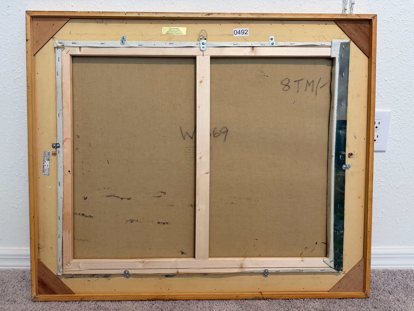 Vintage Original Maritime Oil Painting – Signed Mody Kersten (German) Seascape