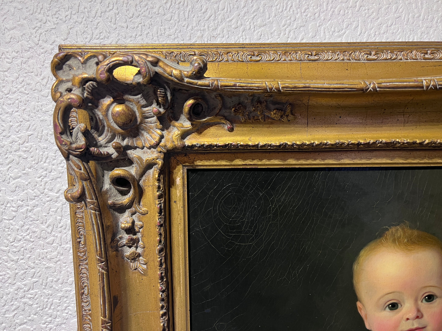 Famous American Artist John O'Brien Inman (1828-1896) O/C Antique 1864 Portrait