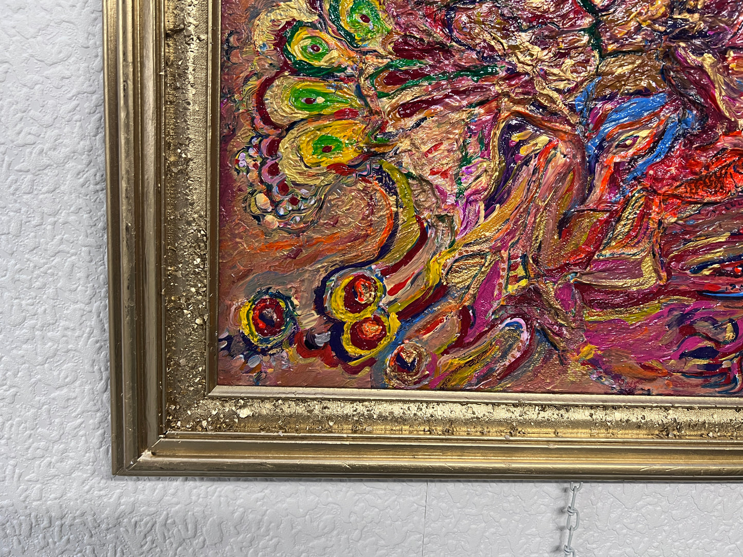 Original Painting on Canvas in a Fantasy Abstract Style by Serg Graff "LOOP" COA