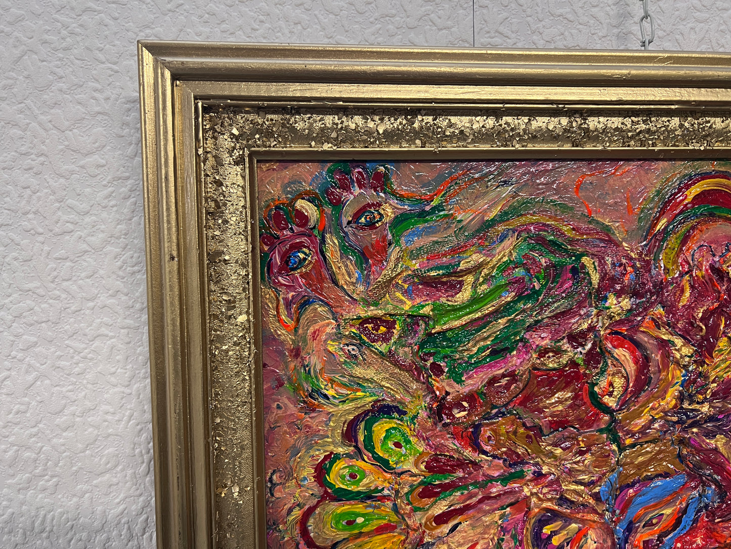 Original Painting on Canvas in a Fantasy Abstract Style by Serg Graff "LOOP" COA