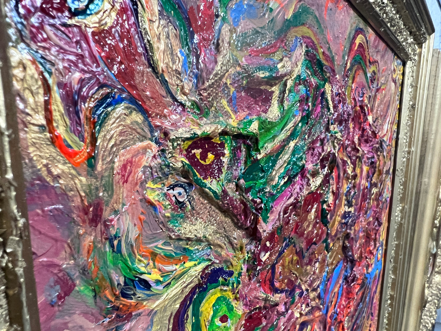 Original Painting on Canvas in a Fantasy Abstract Style by Serg Graff "LOOP" COA