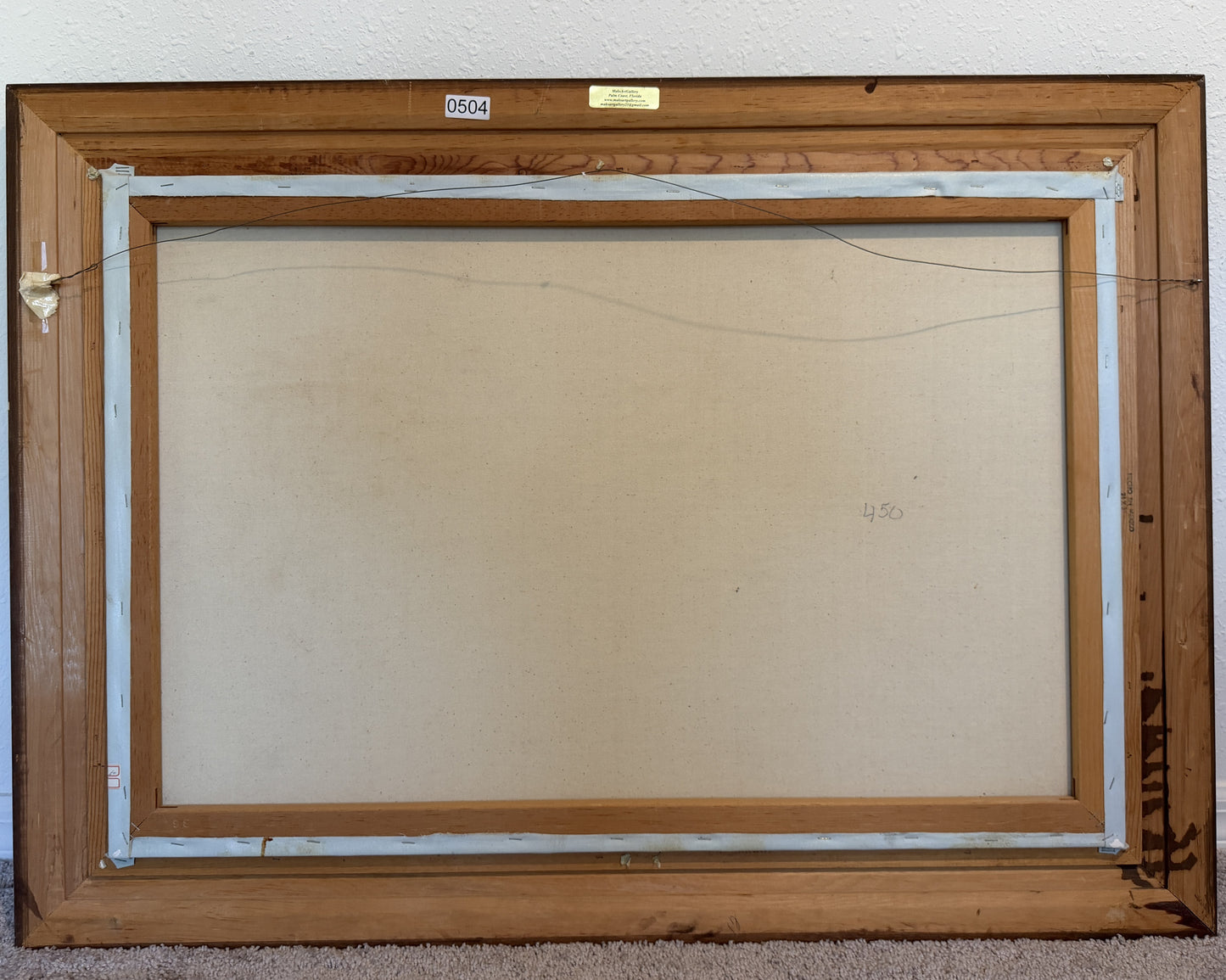 Surreal Maritime Oil Painting Tall Ship & Sea Captain Portrait Signed B. Wilder