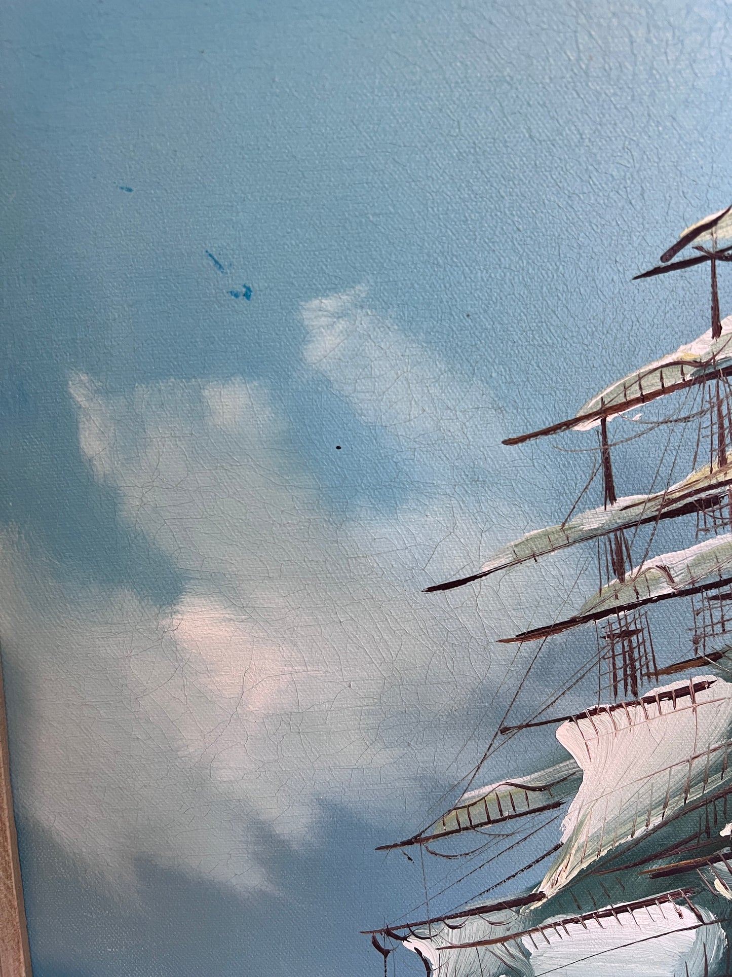 Listed Artist Hewett JACKSON 1914-2007, seascape Original oil painting on canvas