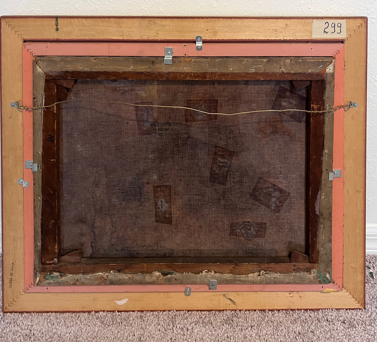 1904 L.Scott After Federico Mazzotta Antique Oil painting on canvas, Genre scene