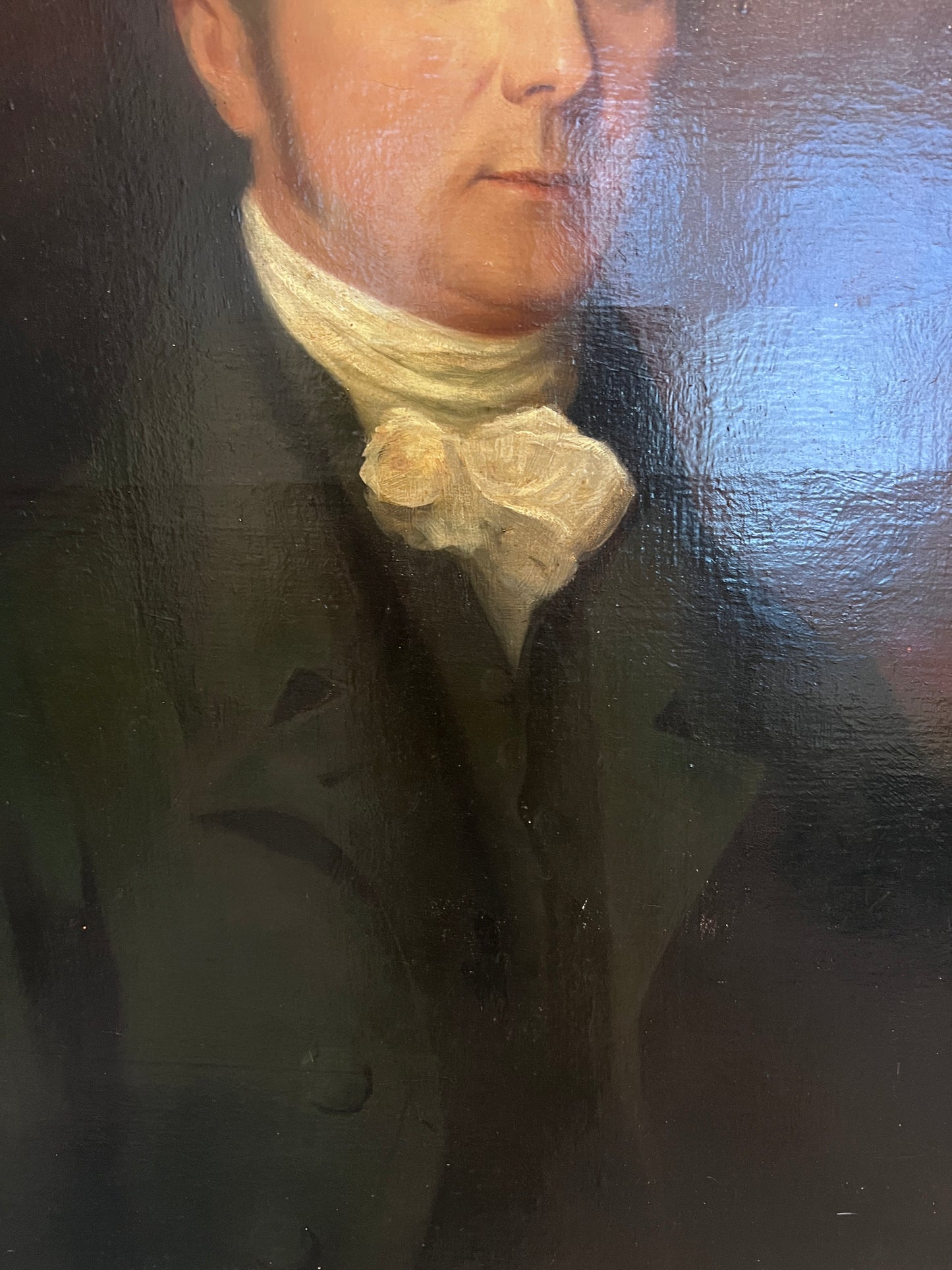 Original Antique 19c. Oil Painting "Rev. Richard Coytmor Howard" – 1823 Portrait