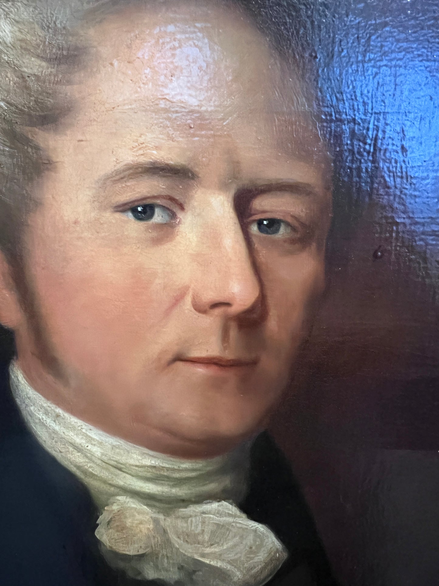 Original Antique 19c. Oil Painting "Rev. Richard Coytmor Howard" – 1823 Portrait