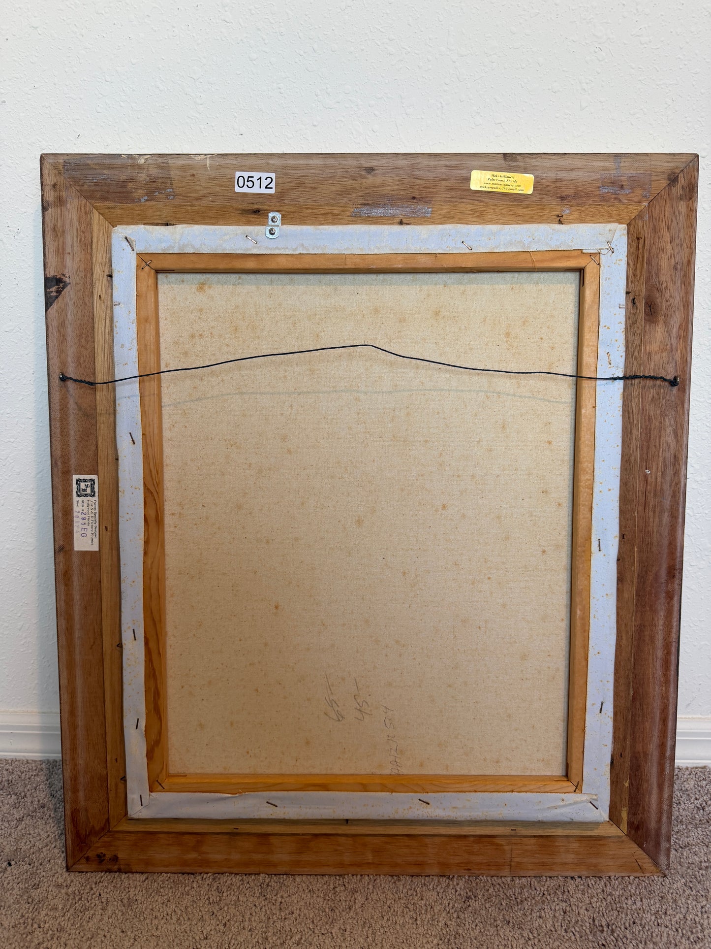 Signed Floral Still Life Oil Painting Robert Cox (1934–2001) Vintage Framed Art