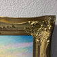 Artist Dobritsin Oil painting on canvas, seascape, "At Dawn" Gold Frame