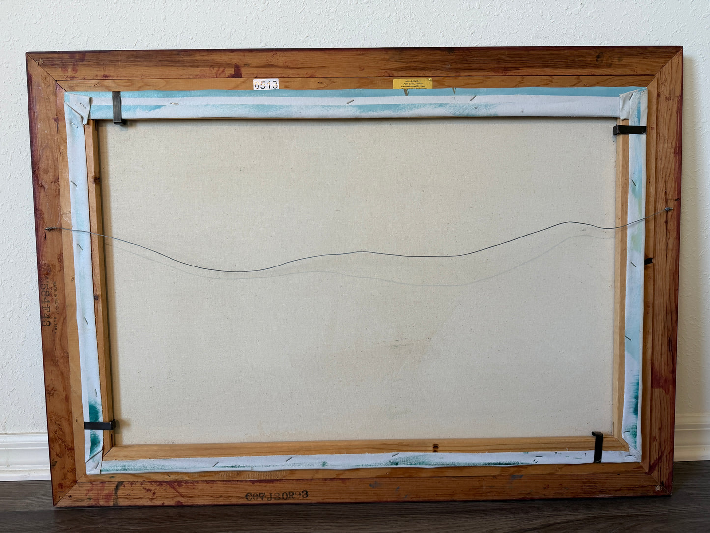 Charley - Original Marine Oil Painting Tall Ship on Open Sea Nautical Seascape