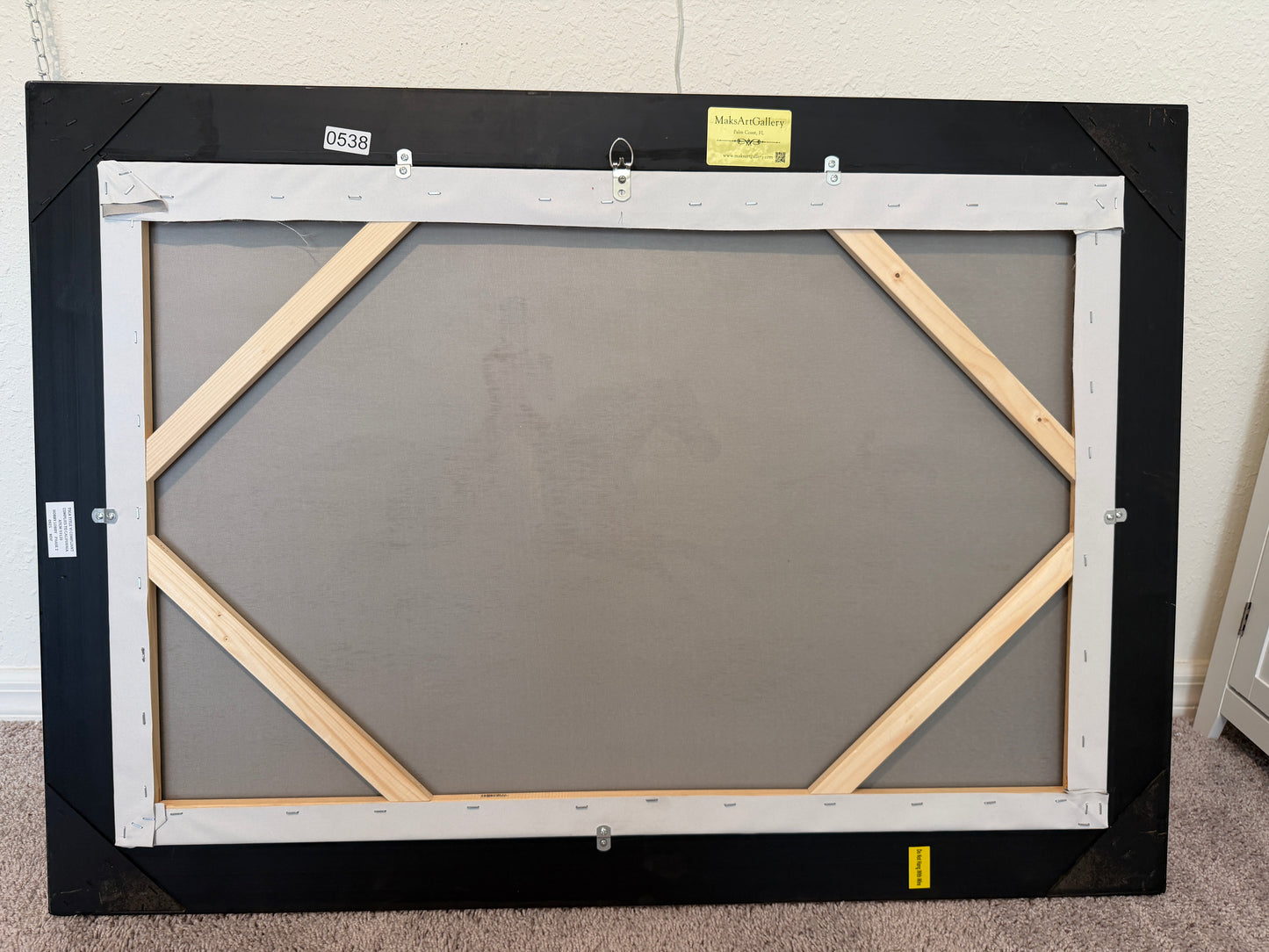 Large English Fox Hunting Scene Oil Painting Equestrian Sporting Art, Framed