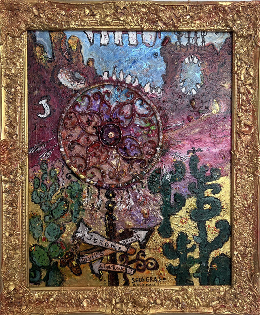 Original Painting on Canvas , Titled "Arizona Adventures " by Serg Graff, COA