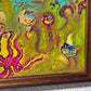 Abstract Painting on Canvas by Serg Graff "Funny Octopuses", COA
