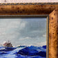 George Cotto Original  oil painting on board, seascape, Sailing ship on the Sea