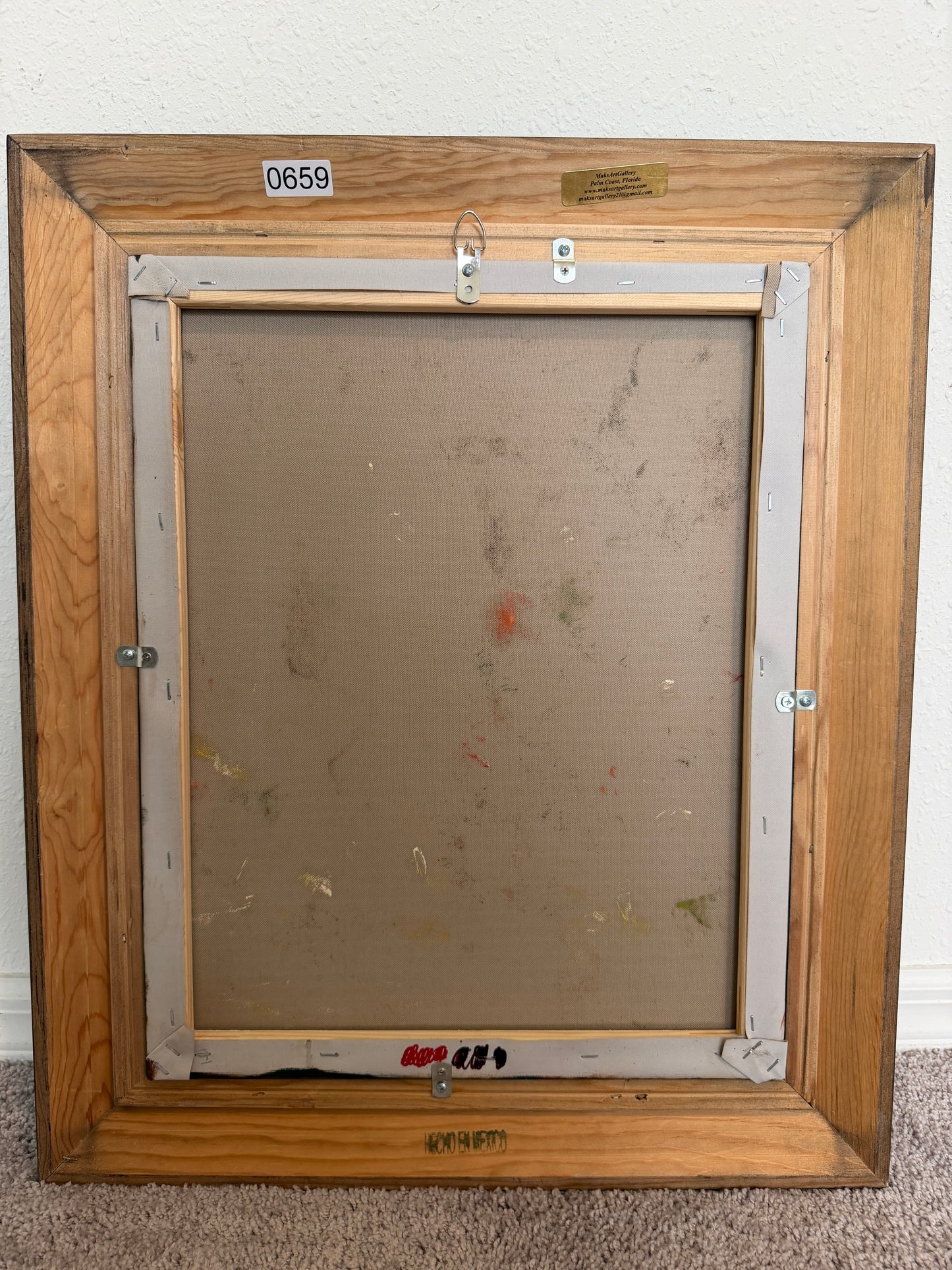 Original Oil Painting Floral Still Life Vase Fruit Signed Impressionist Style