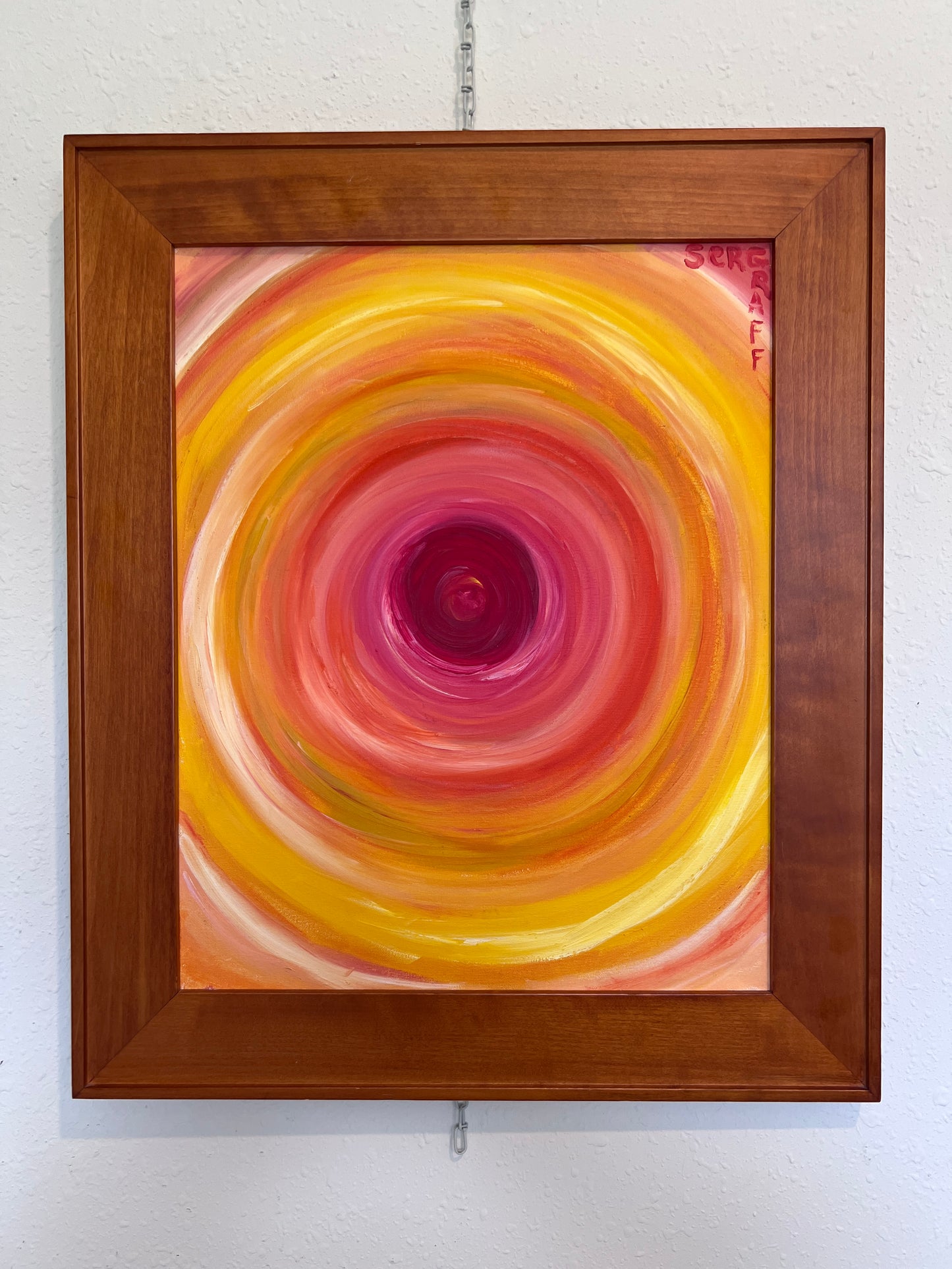 Contemporary Original Oil painting on canvas, abstract, signed, Certificate of Authenticity