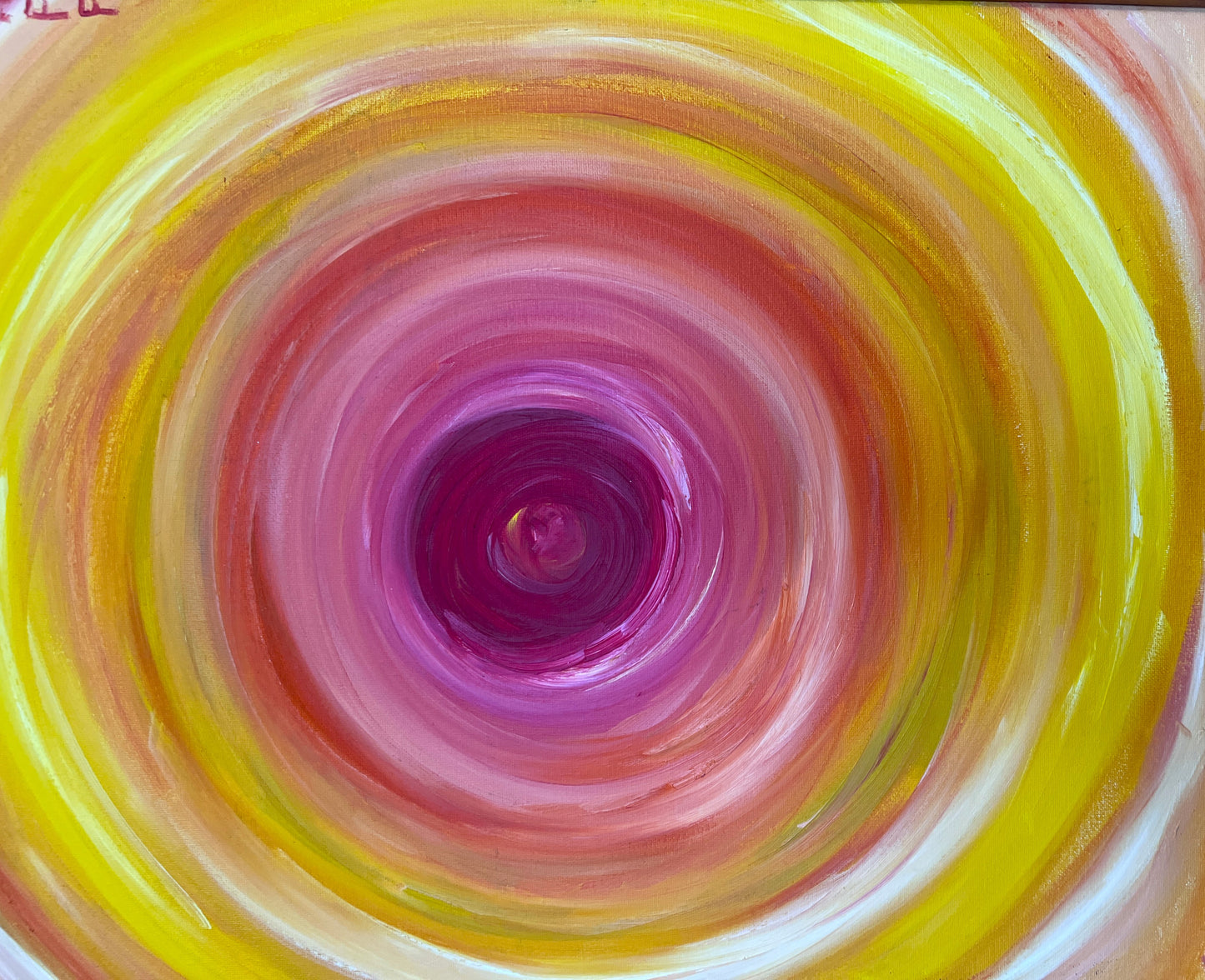 Contemporary Original Oil painting on canvas, abstract, signed, Certificate of Authenticity