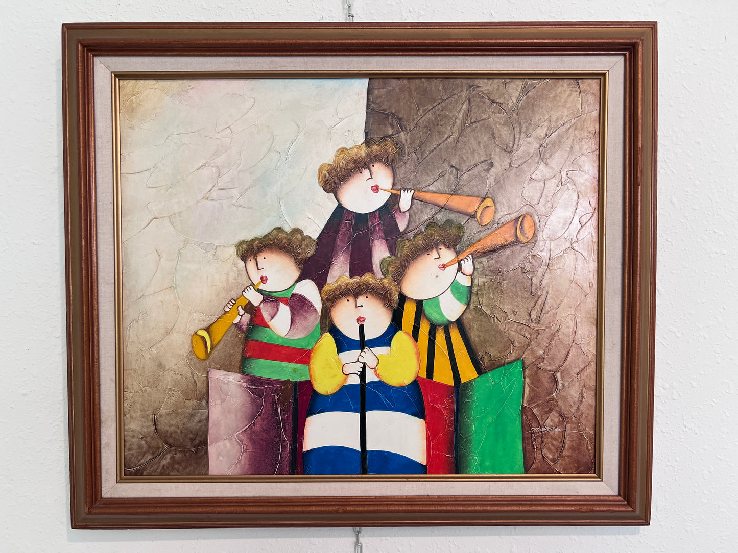 Joyce Roybal Original Painting on Canvas | Musicians