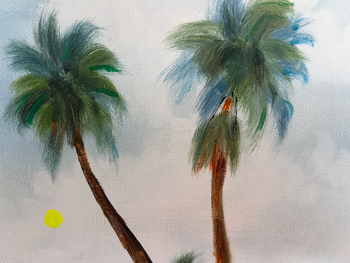 Magic Umbrella Beach Scene Painting by Serg Graff | Original Framed, COA