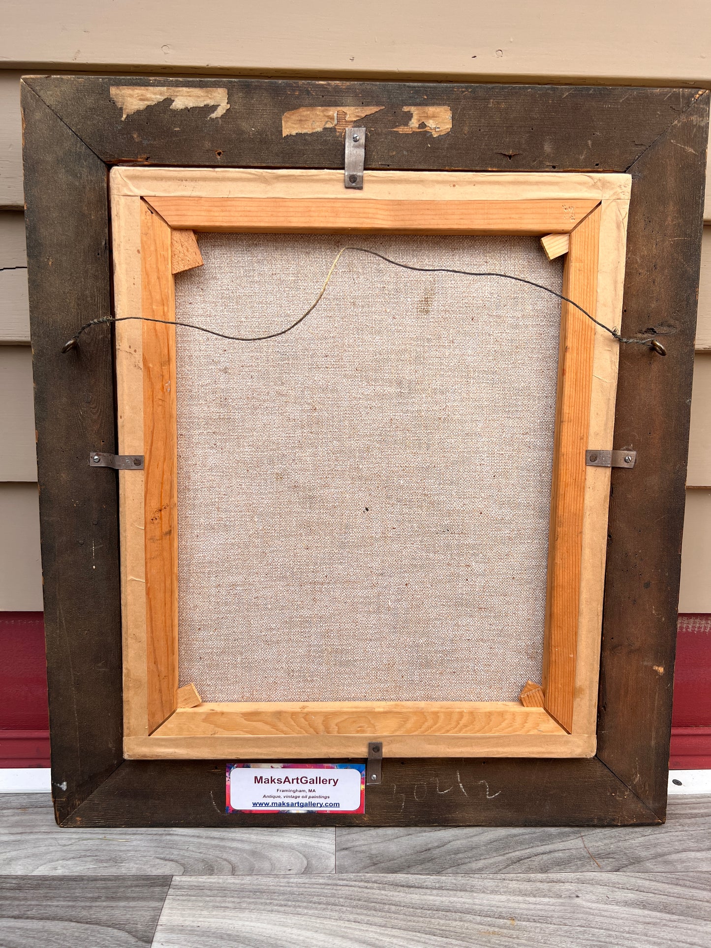 19thC Original Oil Painting Interior Scene Orientalist Signed Fortuny Antique