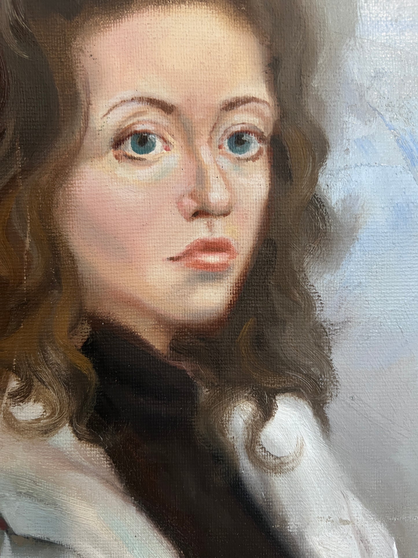 Original Oil Painting "Student" by A. Morozov-Ussuriysky – Realist Portrait