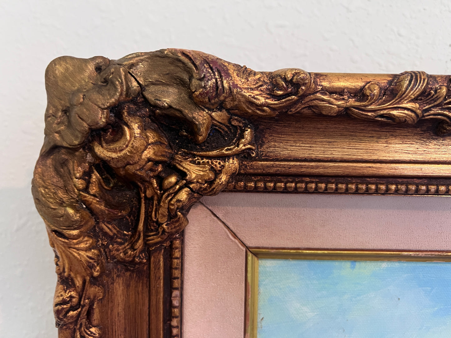 Winter Troika Ride – Original Oil Painting by Max Shekhter (b. 1938) Gold Frame