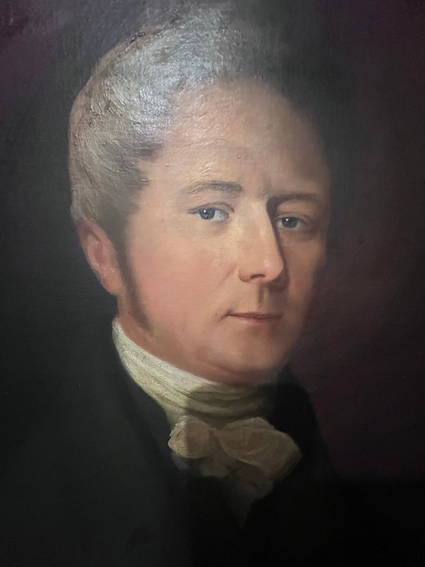 Original Antique 19c. Oil Painting "Rev. Richard Coytmor Howard" – 1823 Portrait