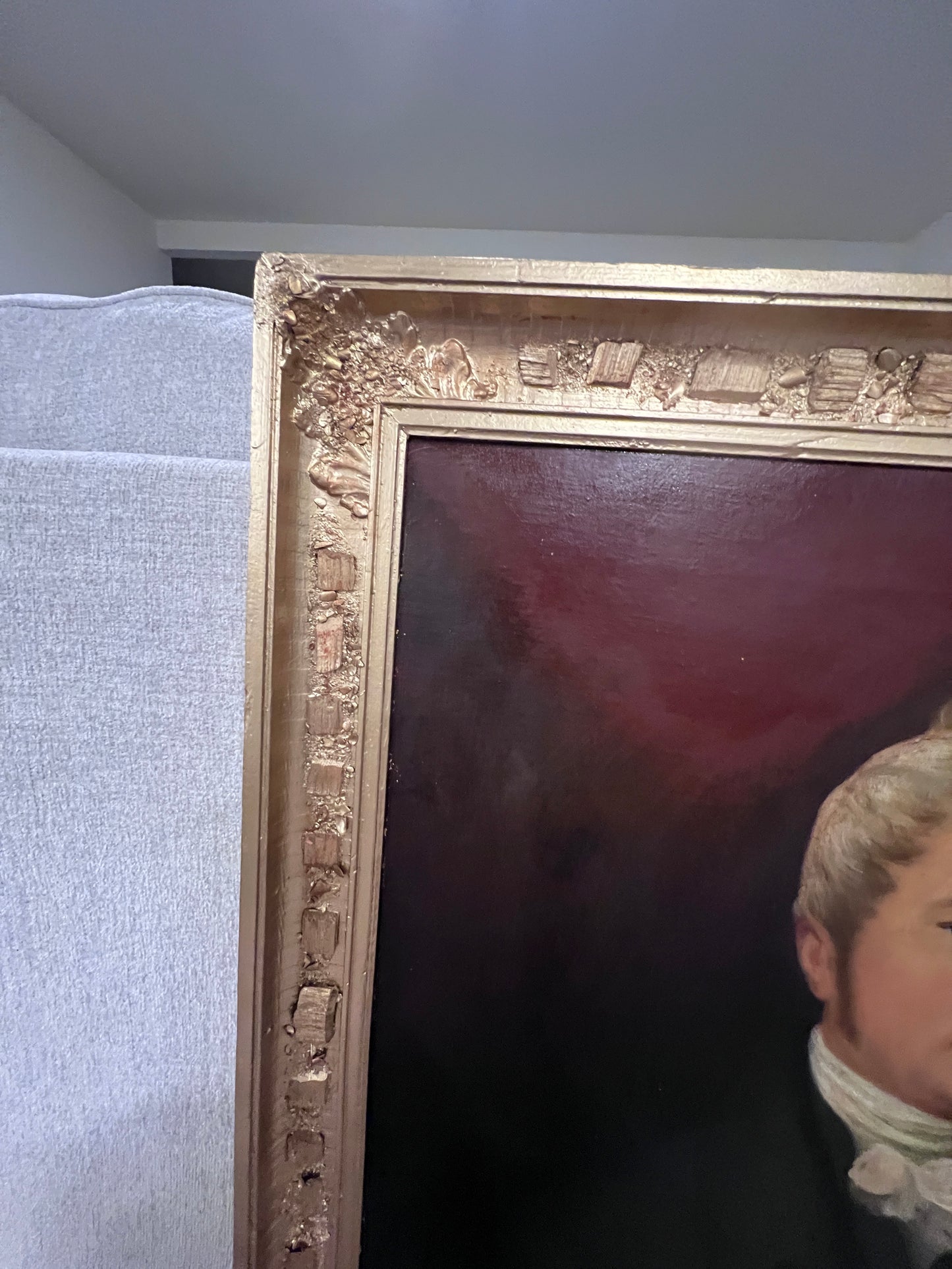 Original Antique 19c. Oil Painting "Rev. Richard Coytmor Howard" – 1823 Portrait