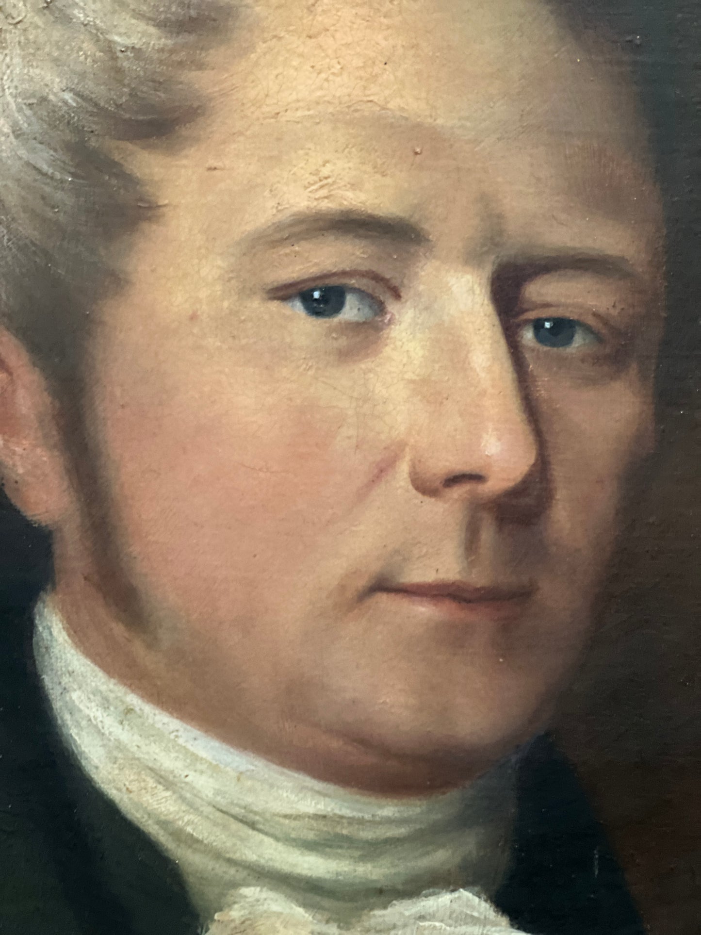 Original Antique 19c. Oil Painting "Rev. Richard Coytmor Howard" – 1823 Portrait