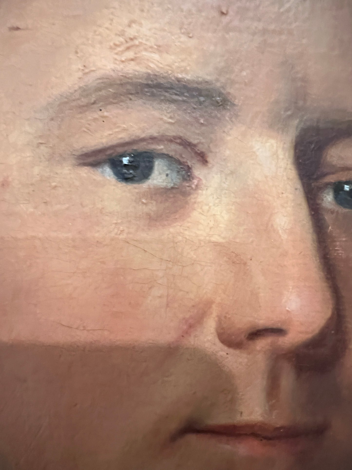 Original Antique 19c. Oil Painting "Rev. Richard Coytmor Howard" – 1823 Portrait