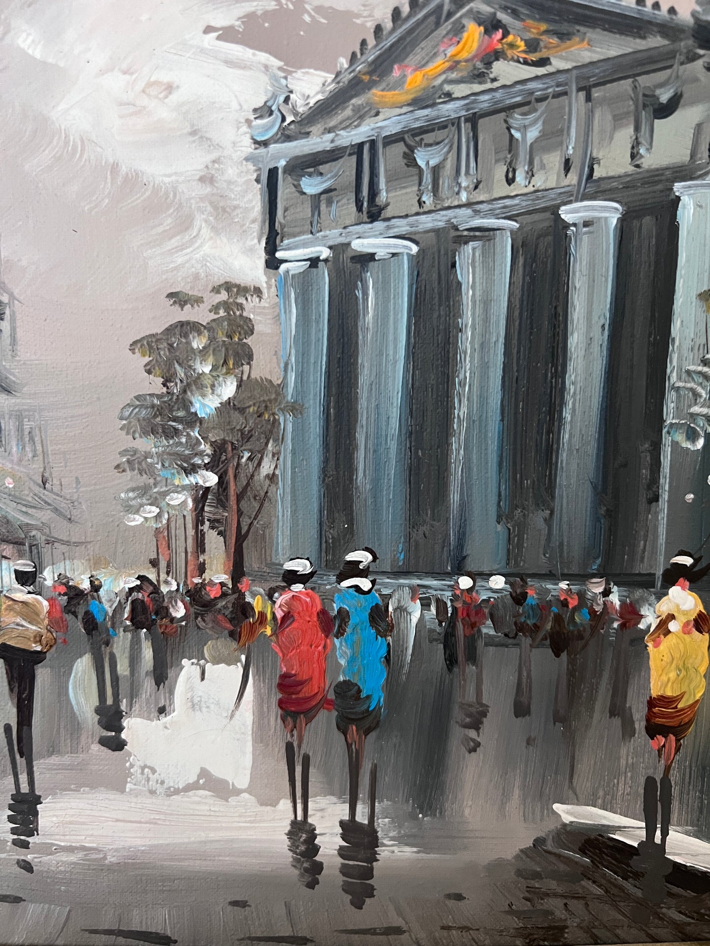 Original Oil Painting On Canvas Listed Artist Antonio De Vity (1901-1993) Paris