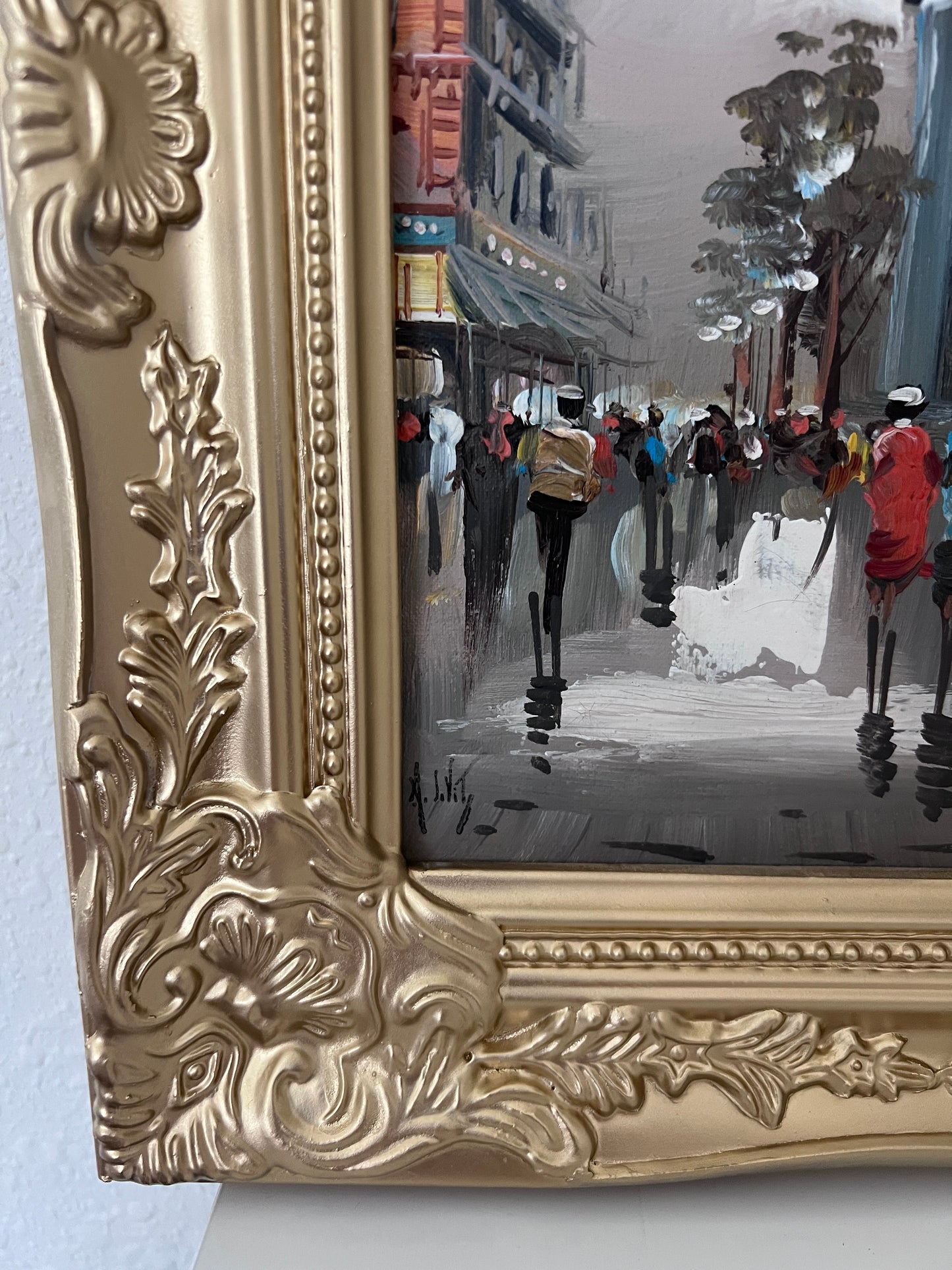 Original Oil Painting On Canvas Listed Artist Antonio De Vity (1901-1993) Paris