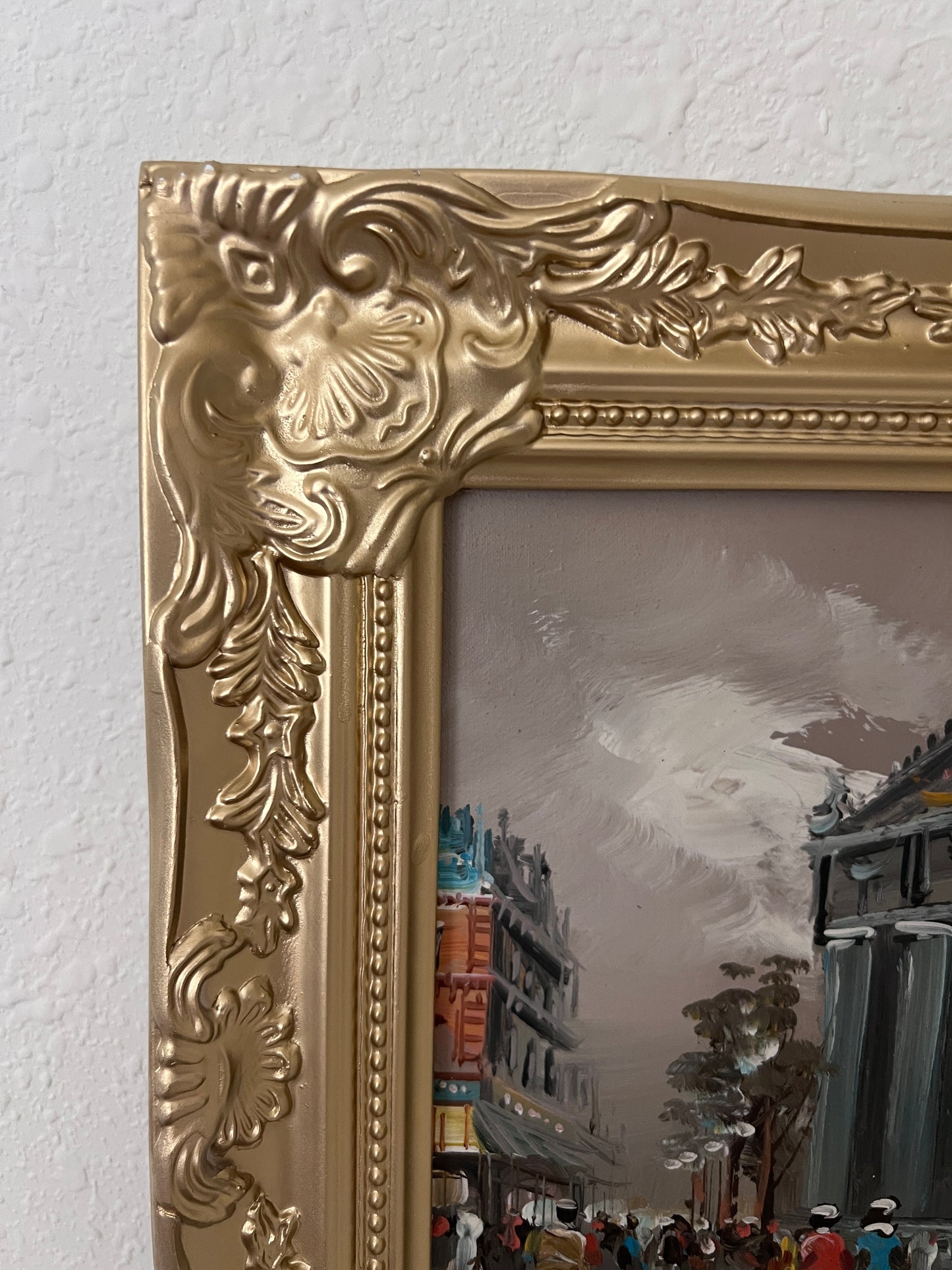 Original Oil Painting On Canvas Listed Artist Antonio De Vity (1901-1993) Paris