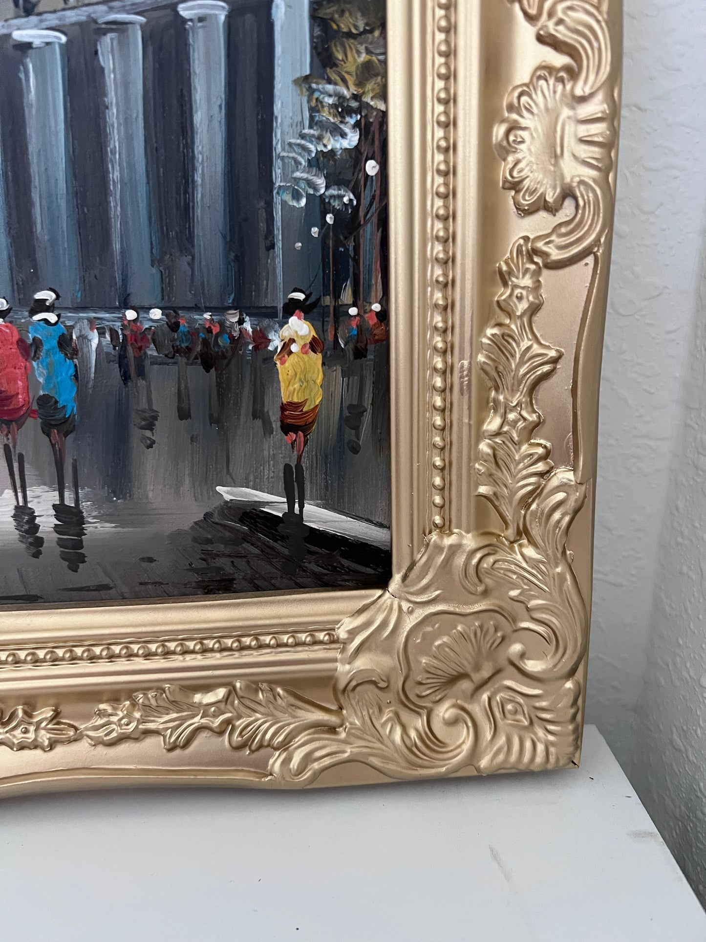 Original Oil Painting On Canvas Listed Artist Antonio De Vity (1901-1993) Paris