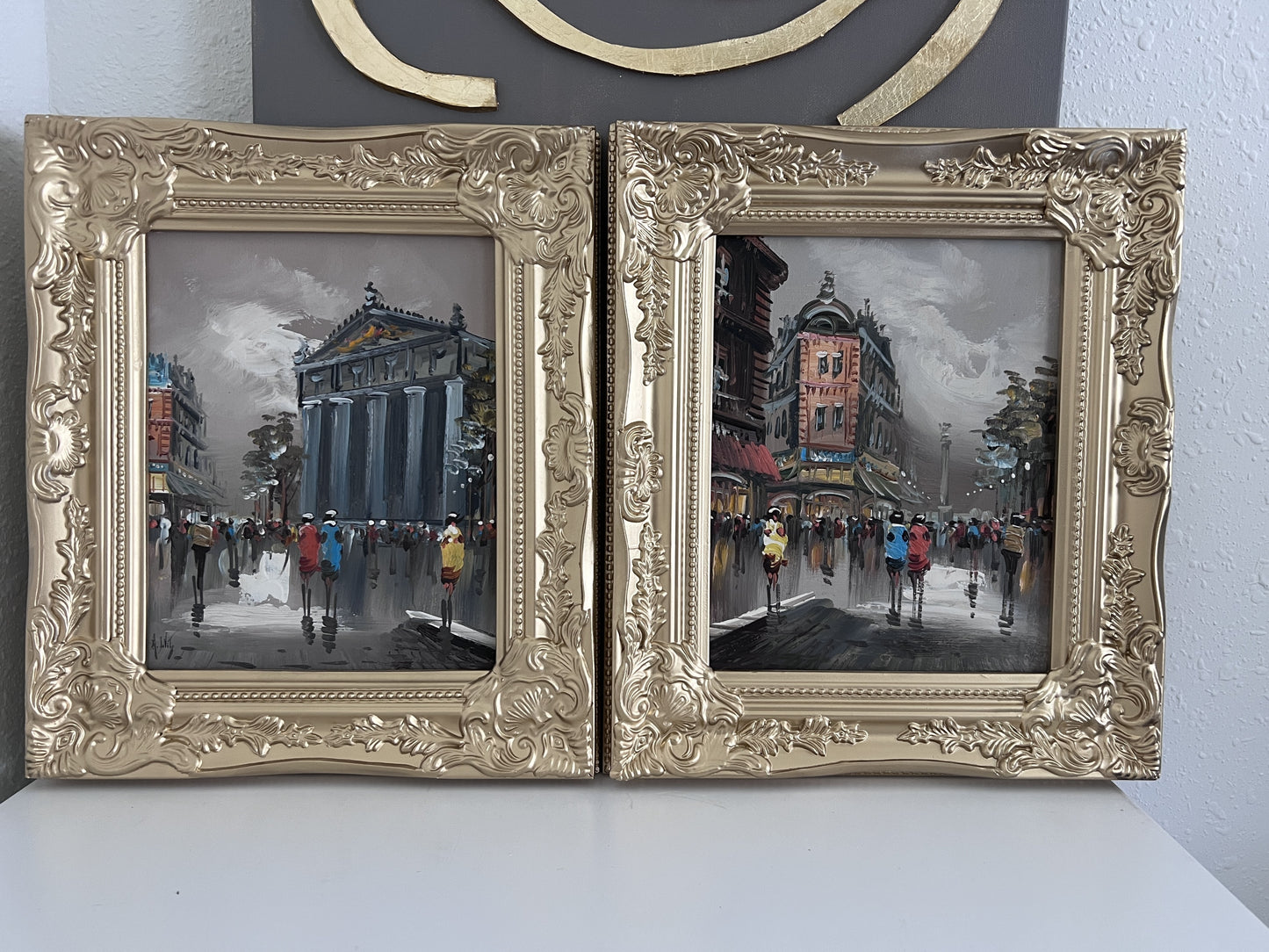 Original Oil Painting On Canvas Listed Artist Antonio De Vity (1901-1993) Paris