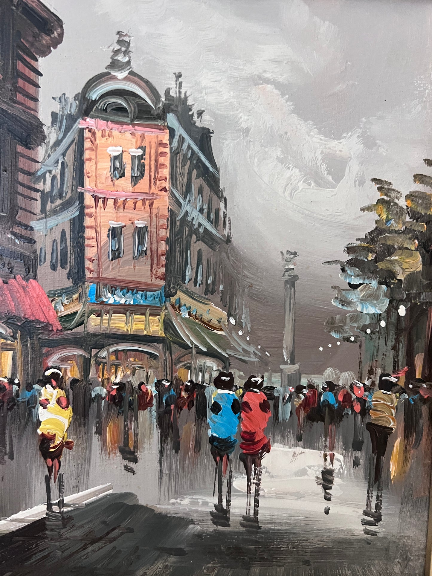 Original Oil Painting On Canvas Listed Artist Antonio De Vity (1901-1993) Paris