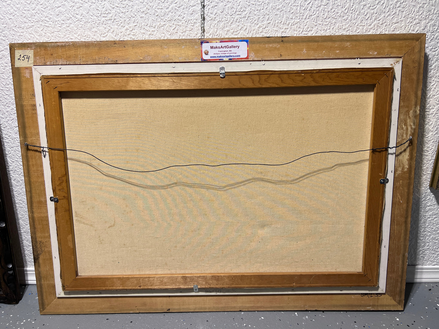 Renato Longanesi Listed Italian Artist Large Oil Painting Canvas Clipper Ship