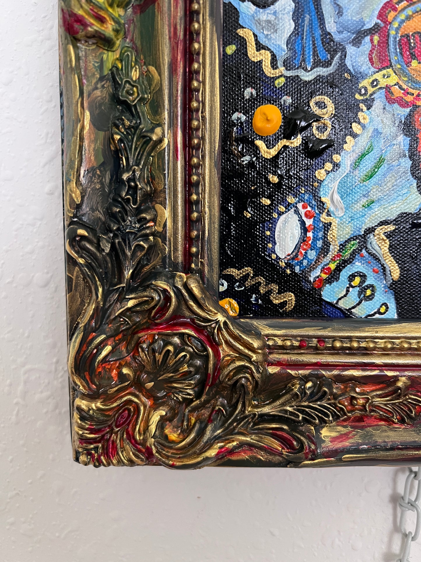 Original Painting on Canvas by Serg Graff, "NASA", Cosmic Art, COA included