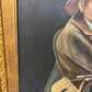 19th/20th century American school Antique oil painting on canvas, Portrait