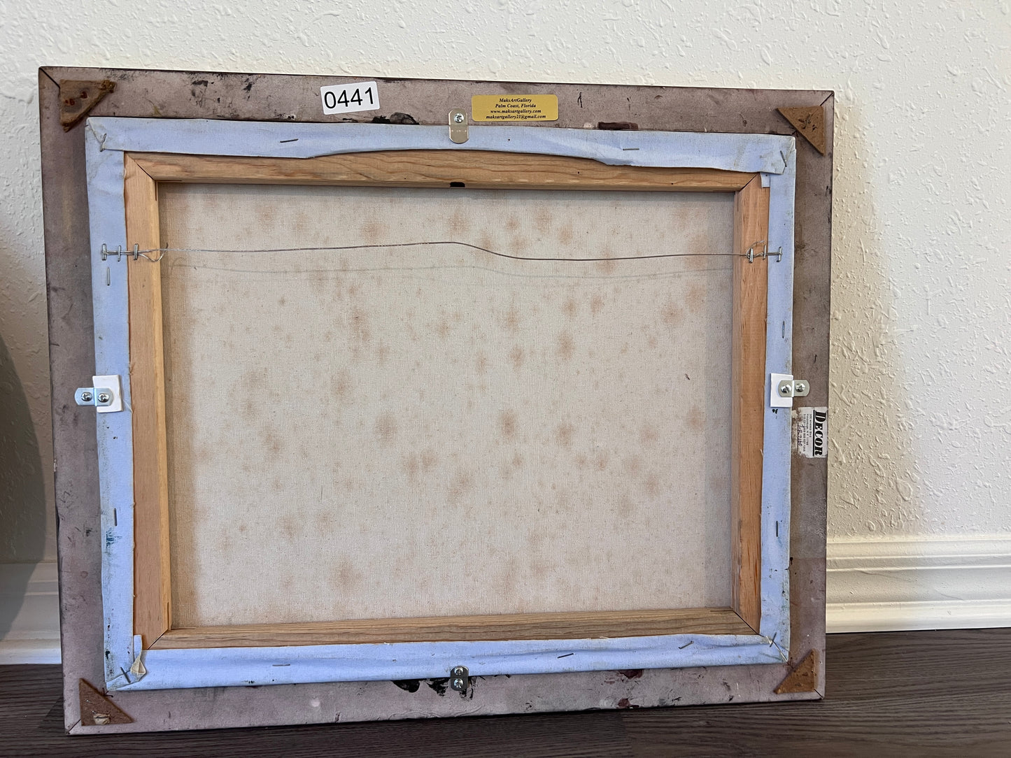 Original Maritime Oil Painting – Naval Battle Scene – Signed J. Harvey , Framed