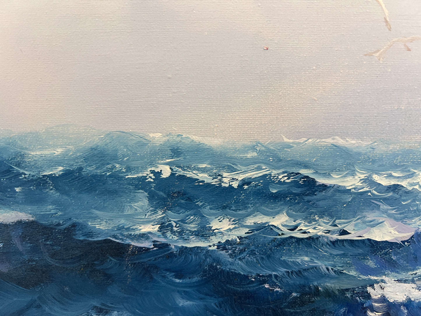 Seascape Original Oil Painting Tall Ship by Karon | Nautical Maritime Wall Art