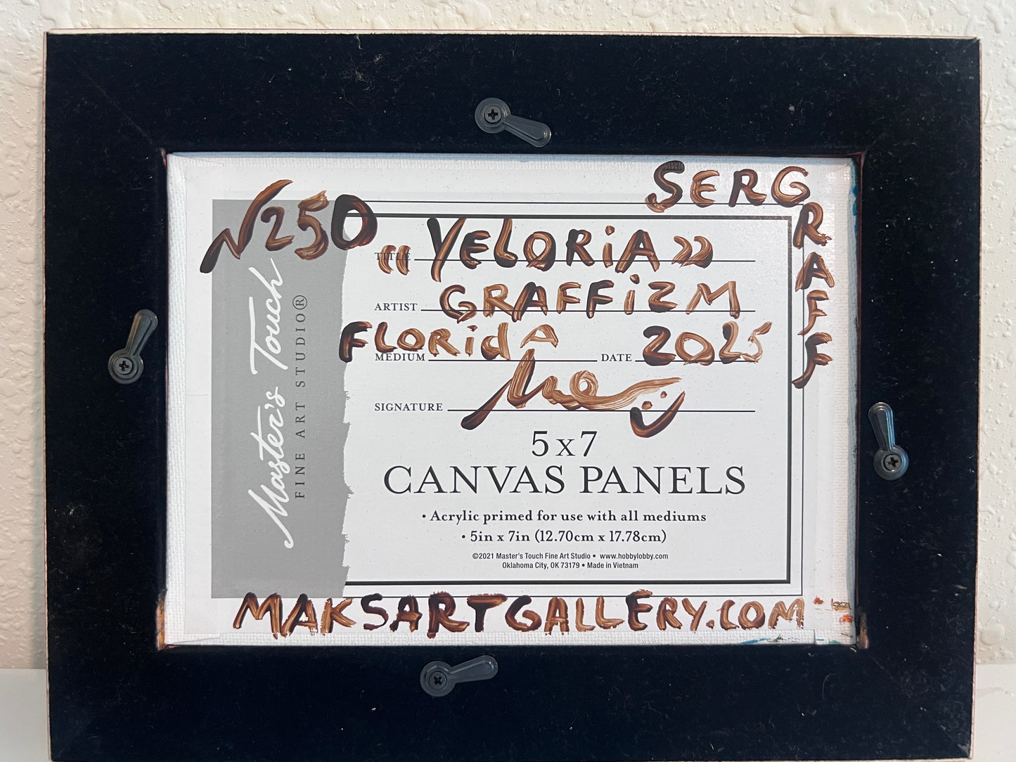 Serg Graff Original “Yeloria” Ship Painting | Gold Ornate Frame | Nautical
