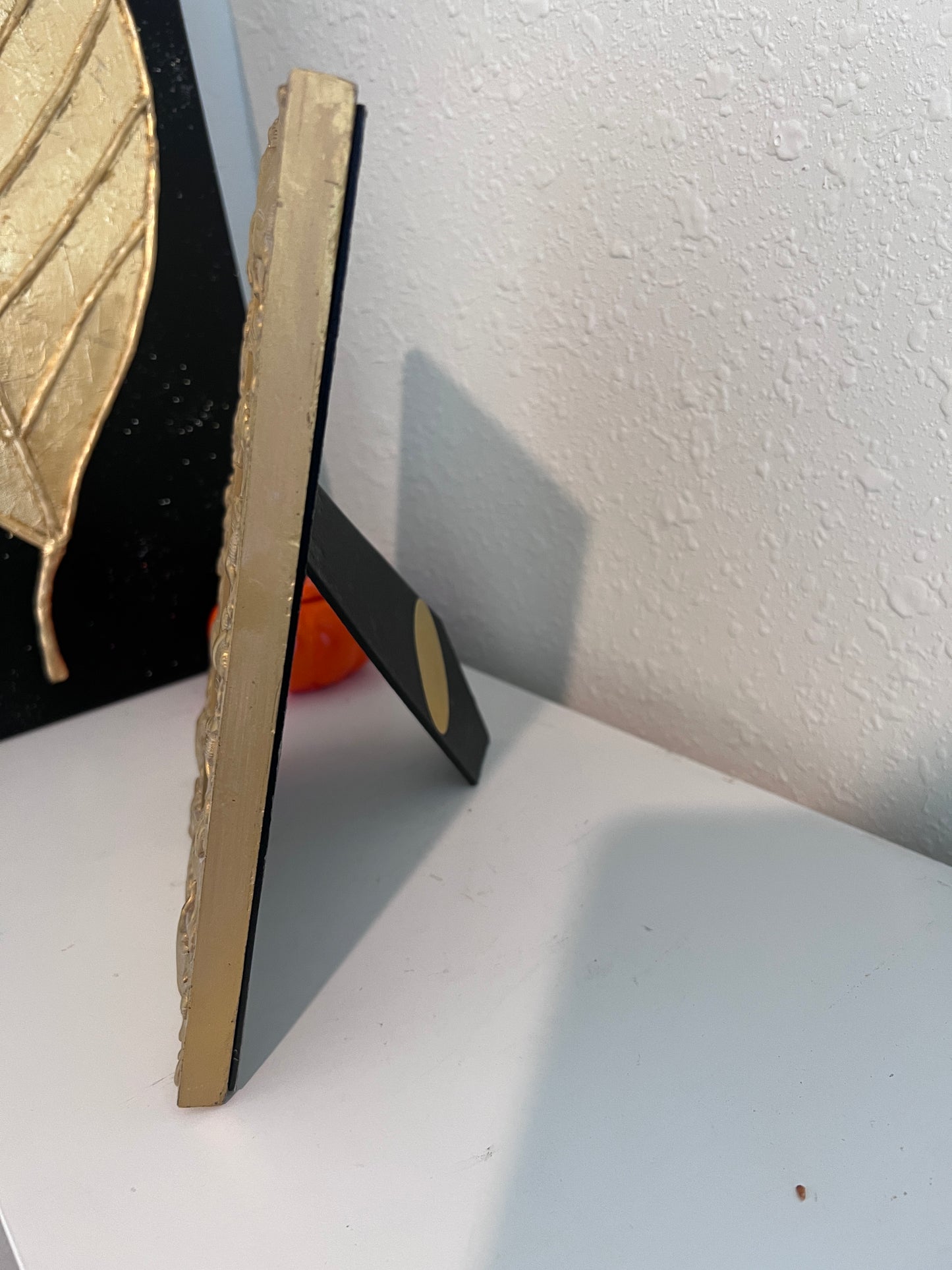 Serg Graff Original “Brigel” Acrylic Ship Painting | Gold Leaf Frame | Nautical